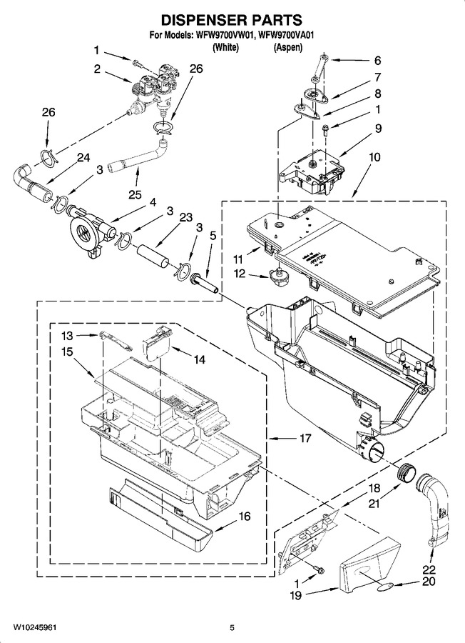 Diagram for WFW9700VA01
