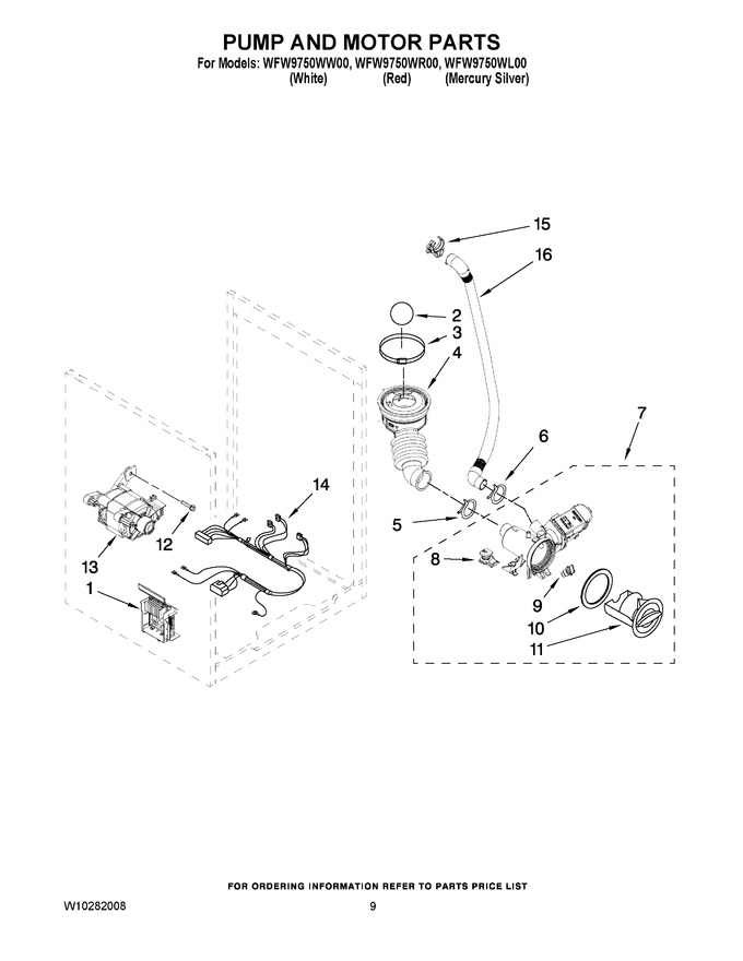 Diagram for WFW9750WL00