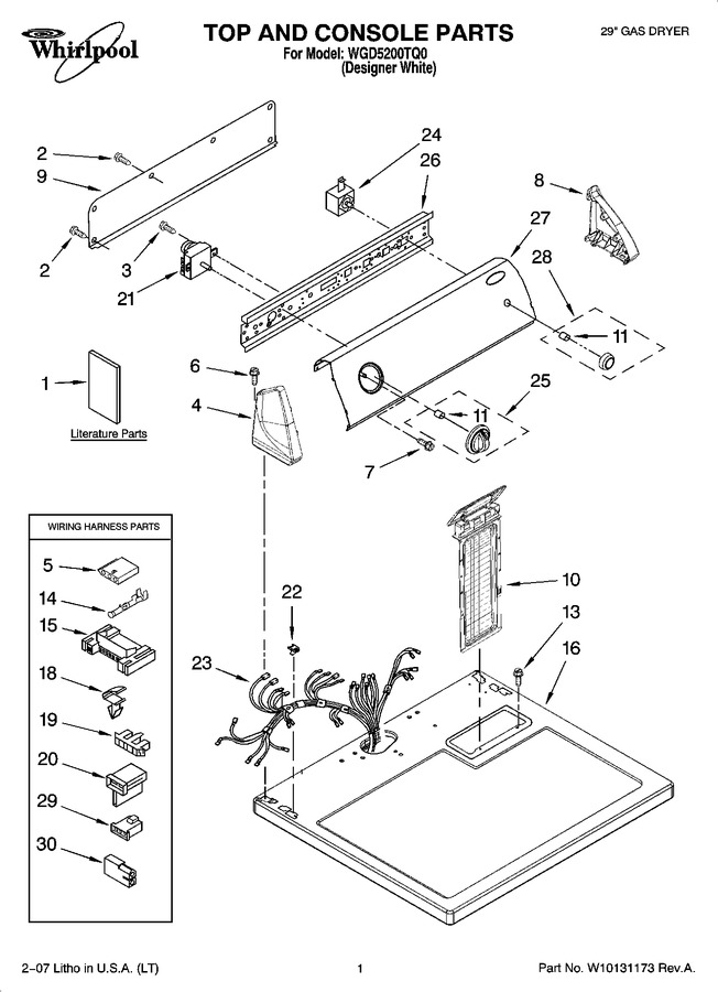 Diagram for WGD5200TQ0