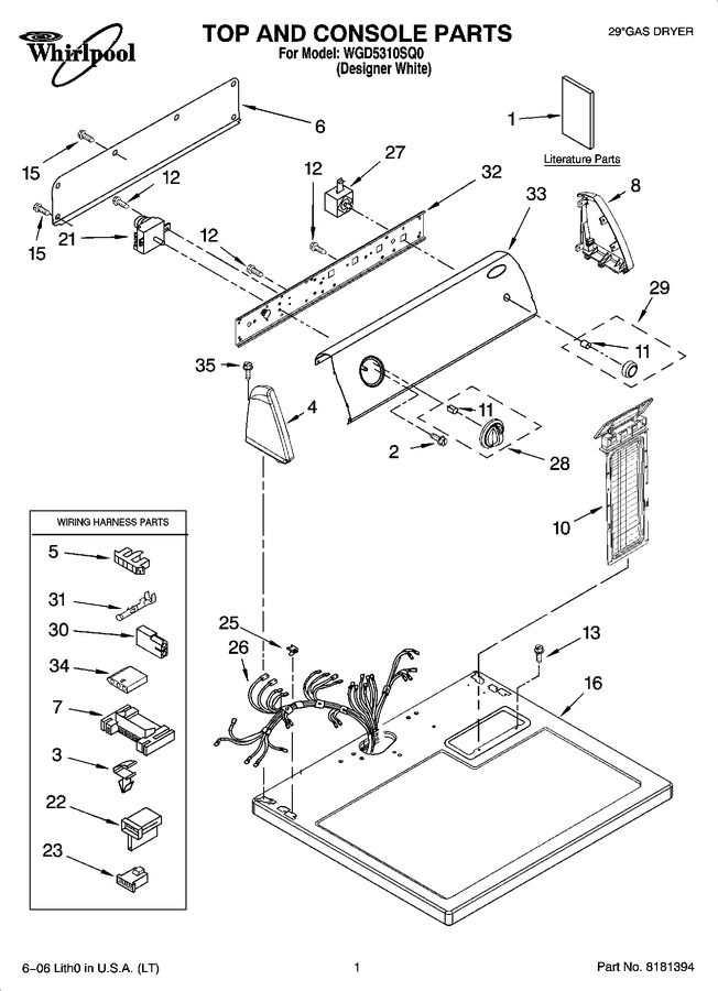 Diagram for WGD5310SQ0