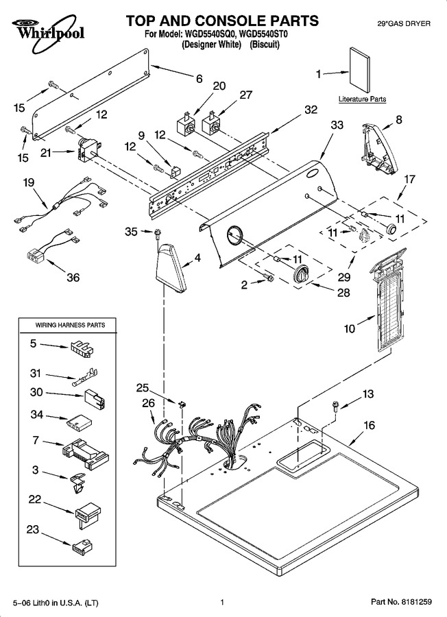 Diagram for WGD5540ST0