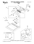 Diagram for 01 - Top And Console Parts