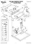 Diagram for 01 - Top And Console Parts
