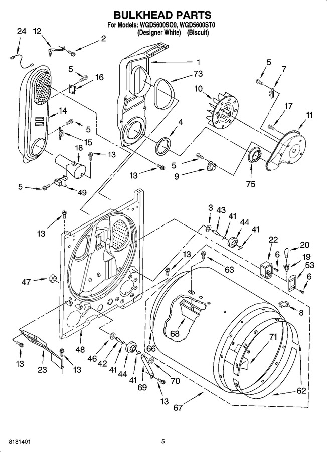 Diagram for WGD5600ST0