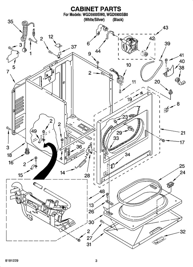 Diagram for WGD5900SB0