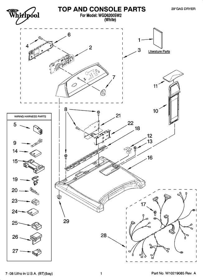 Diagram for WGD6200SW2