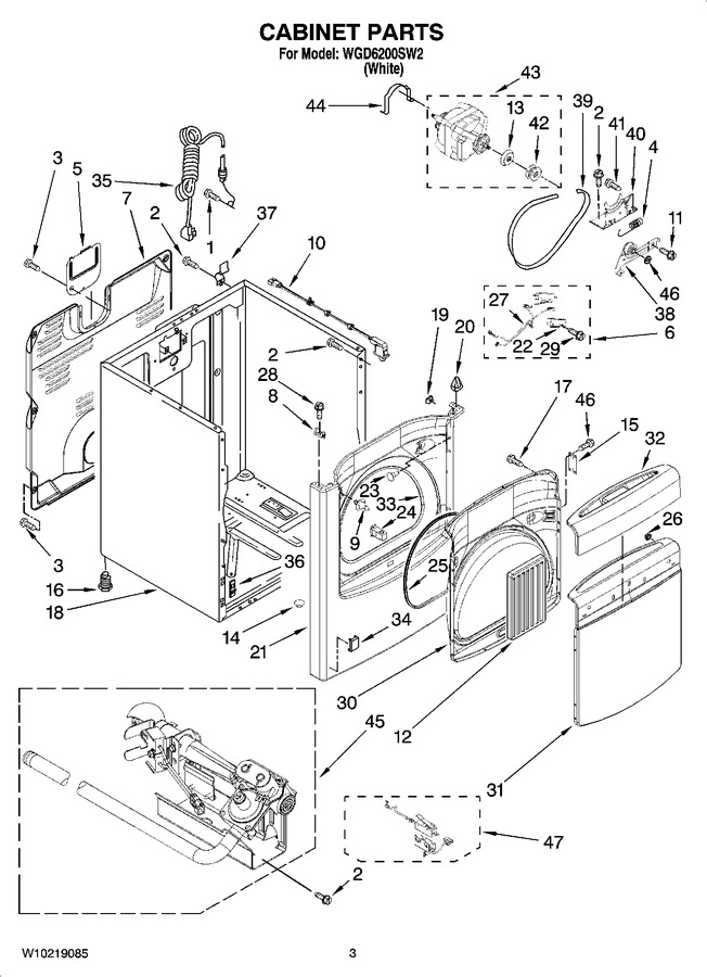 Diagram for WGD6200SW2