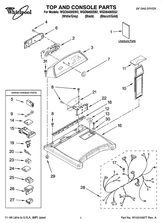 Diagram for WGD6400SG2
