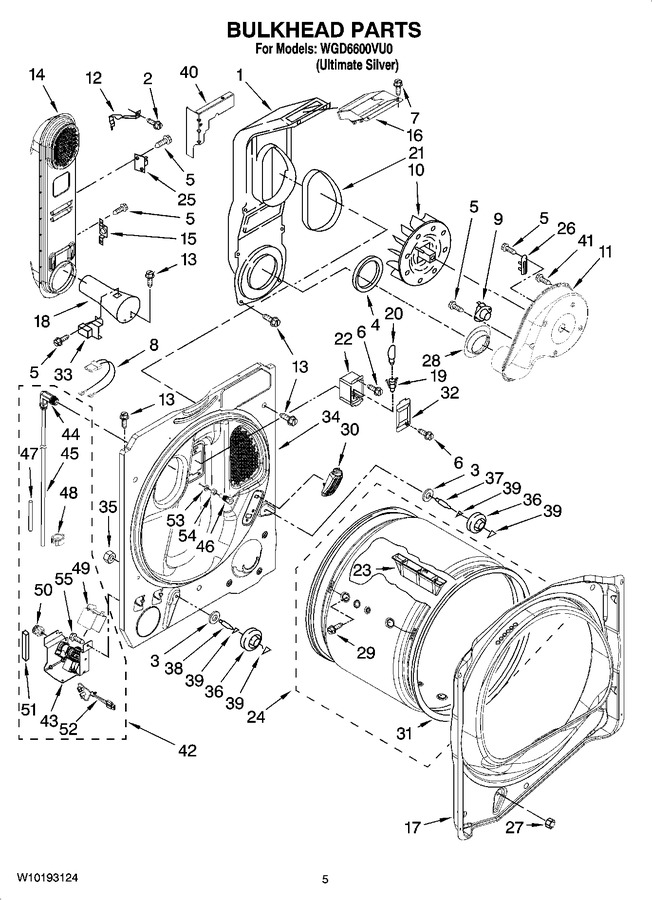 Diagram for WGD6600VU0