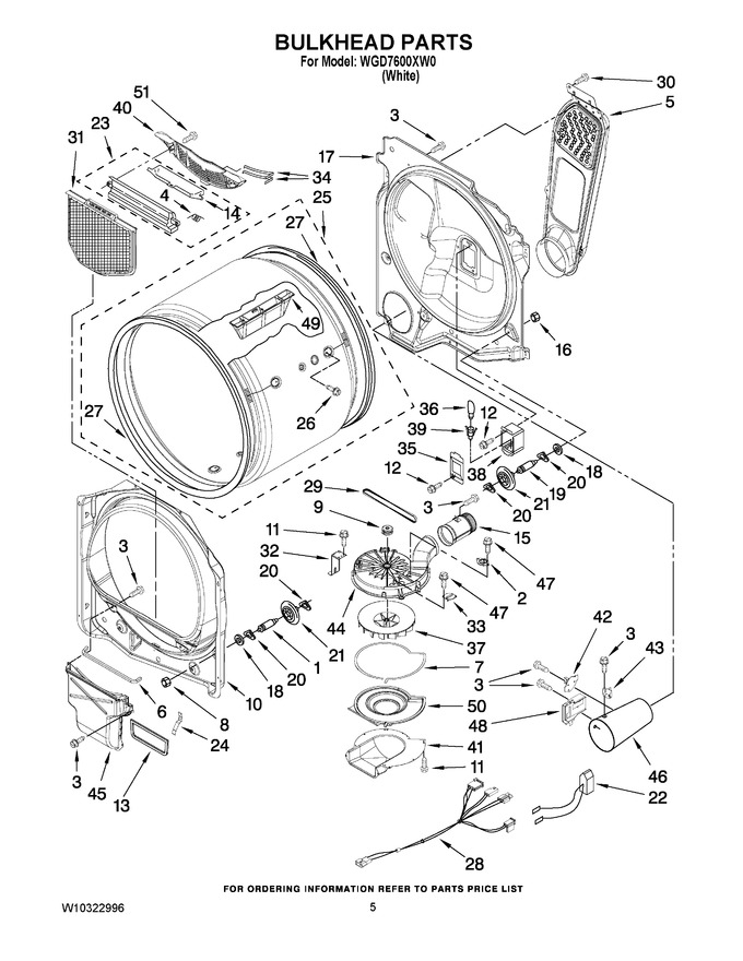 Diagram for WGD7600XW0