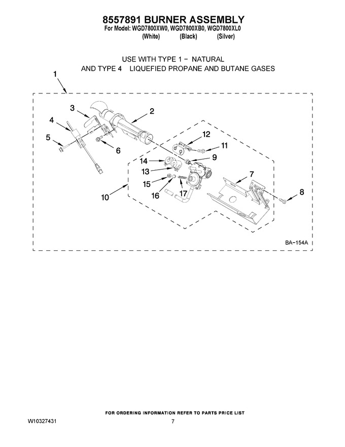 Diagram for WGD7800XB0