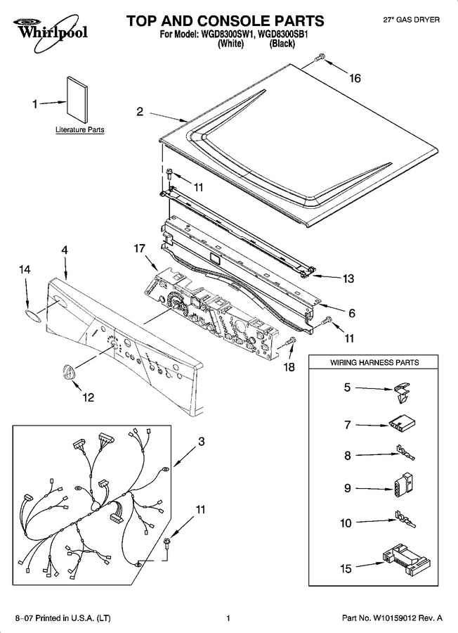 Diagram for WGD8300SW1