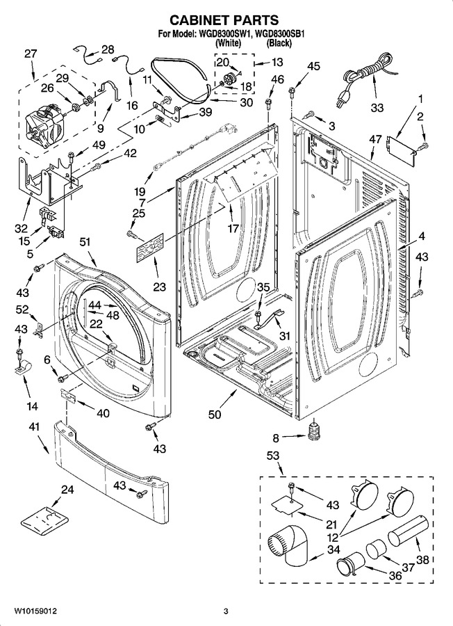 Diagram for WGD8300SB1