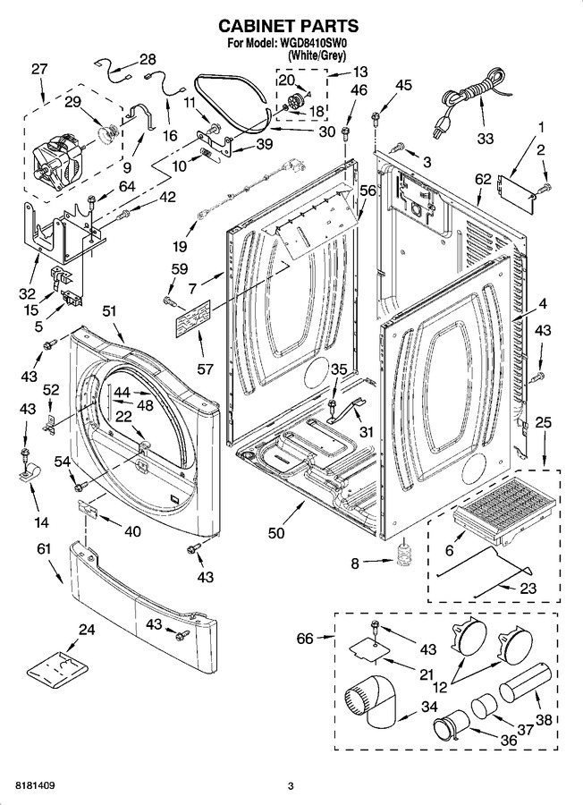 Diagram for WGD8410SW0