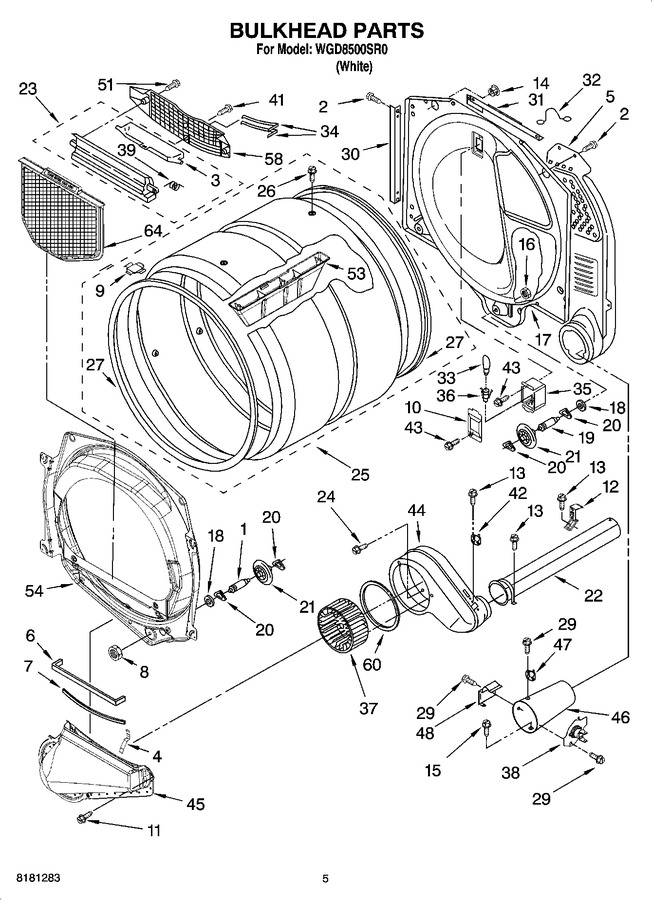 Diagram for WGD8500SR0