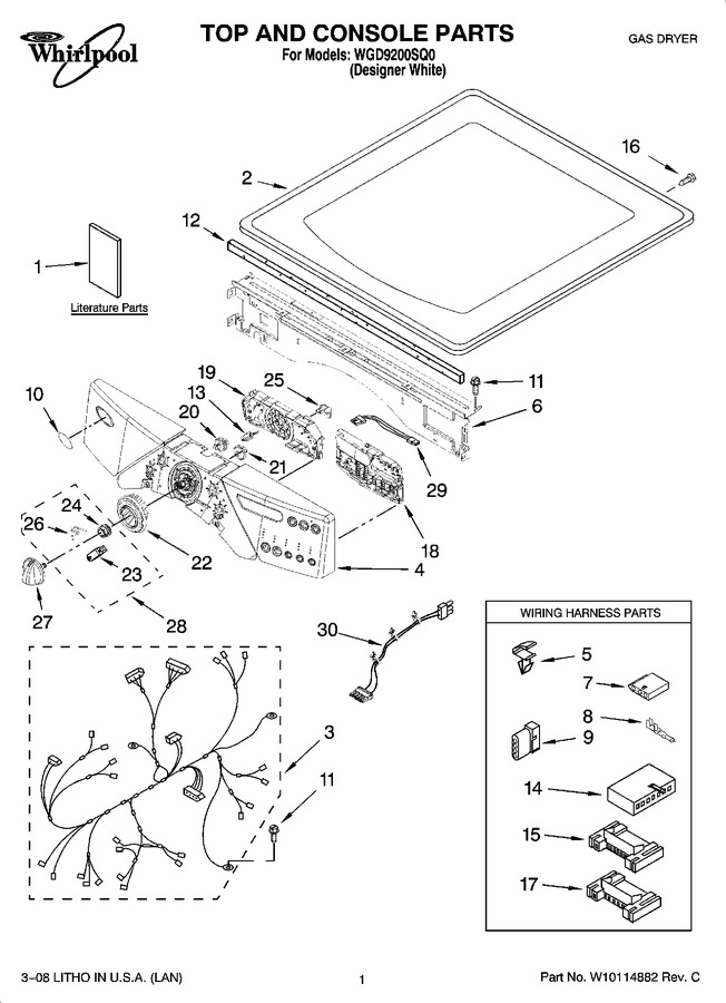 Diagram for WGD9200SQ0