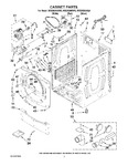 Diagram for 02 - Cabinet Parts
