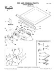 Diagram for 01 - Top And Console Parts