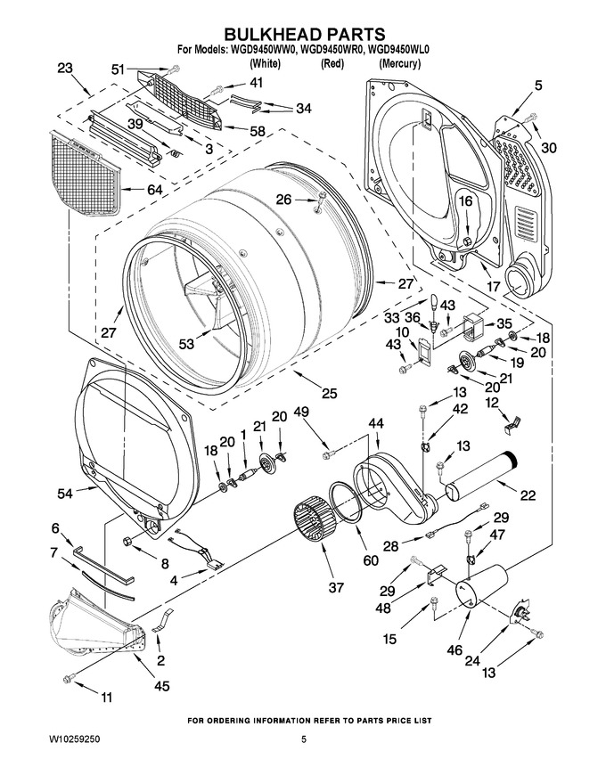 Diagram for WGD9450WL0