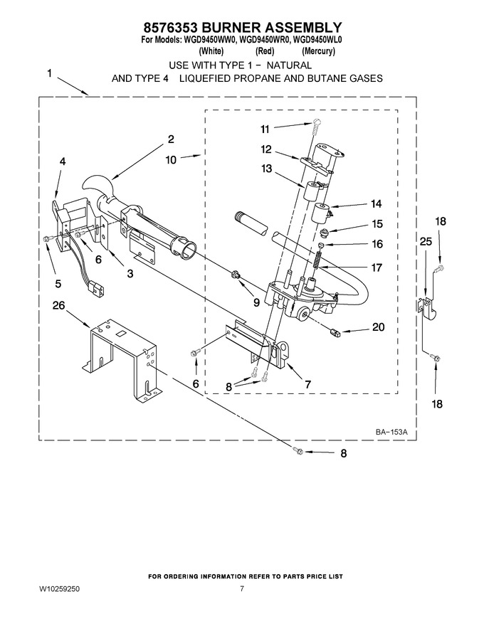 Diagram for WGD9450WW0