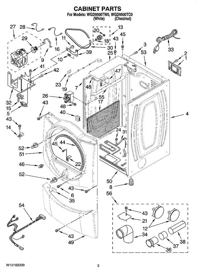 Diagram for WGD9500TW0