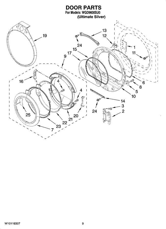 Diagram for WGD9600SU0