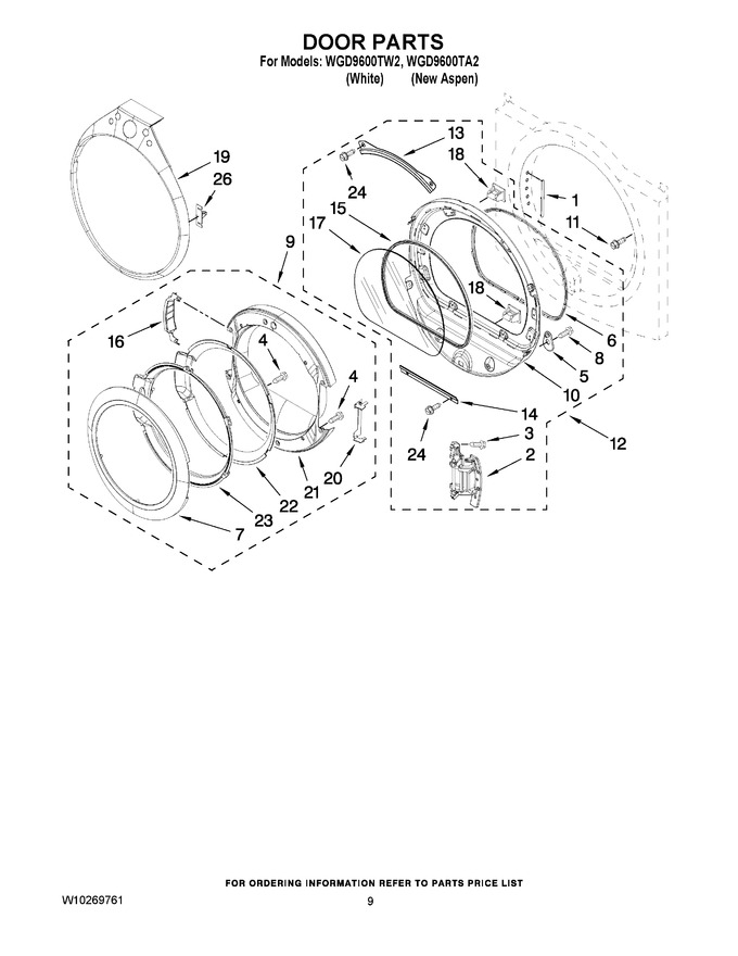 Diagram for WGD9600TW2