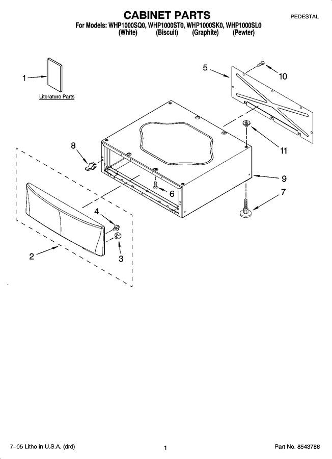 Diagram for WHP1000SK0
