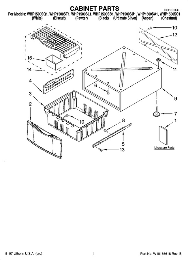 Diagram for WHP1500ST1
