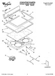Diagram for 01 - Cooktop Parts
