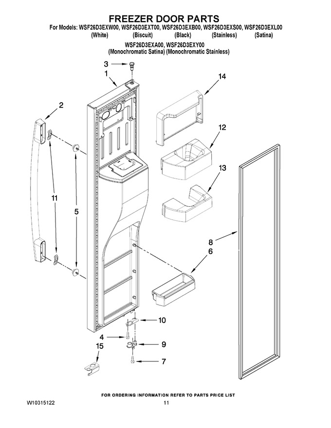 Diagram for WSF26D3EXB00