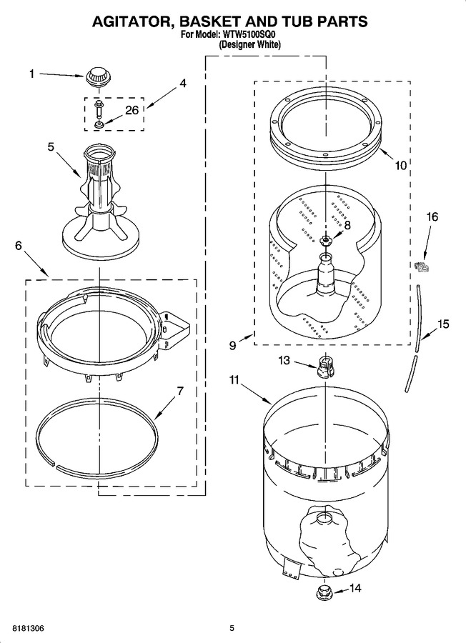Diagram for WTW5100SQ0