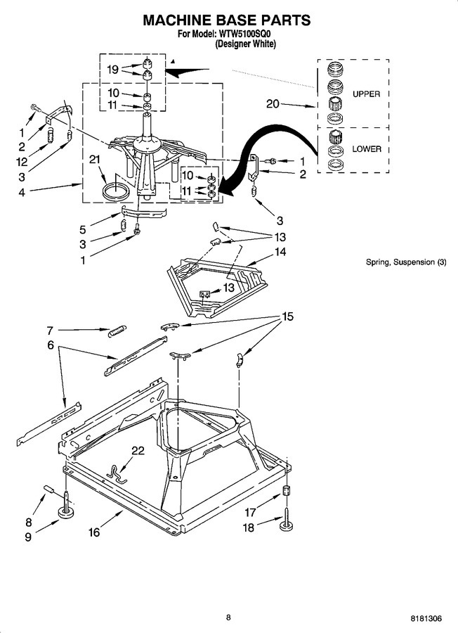 Diagram for WTW5100SQ0
