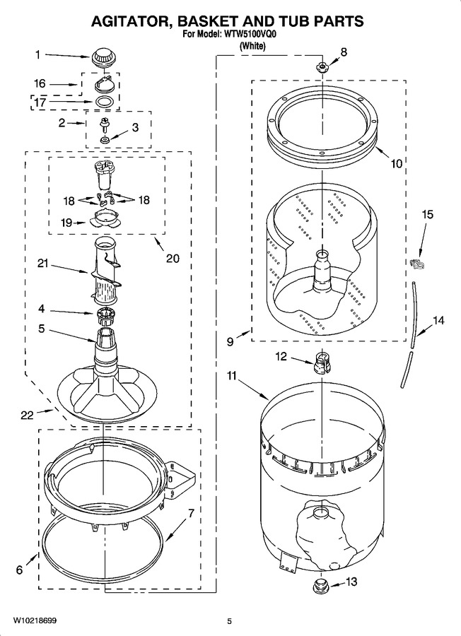 Diagram for WTW5100VQ0