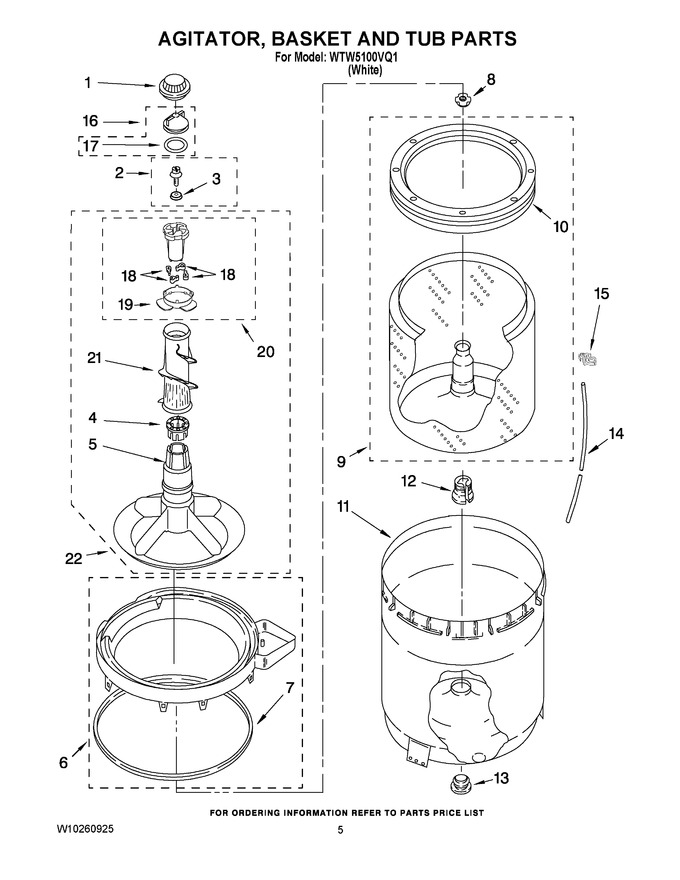Diagram for WTW5100VQ1