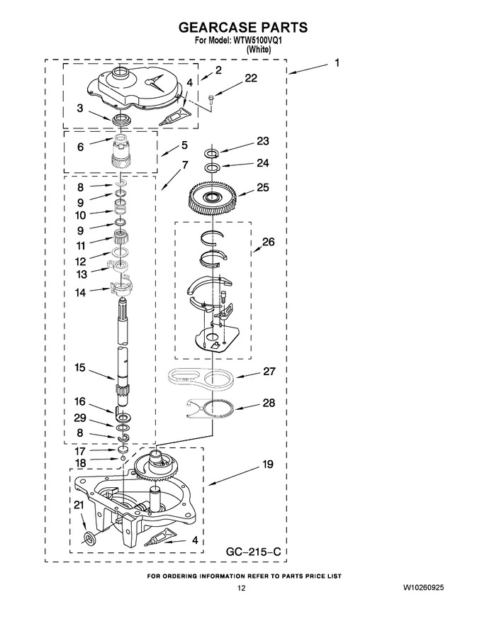 Diagram for WTW5100VQ1