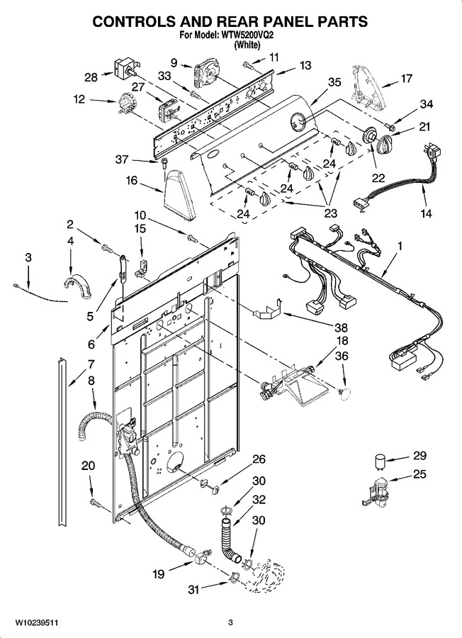 Diagram for WTW5200VQ2