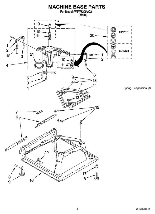 Diagram for WTW5200VQ2