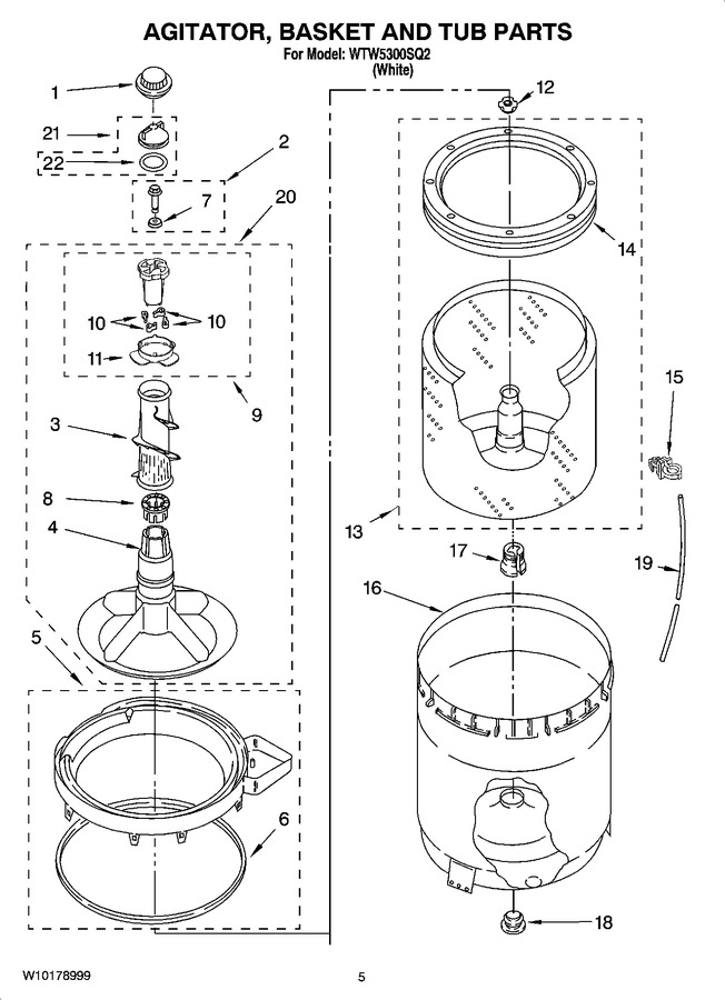 Diagram for WTW5300SQ2