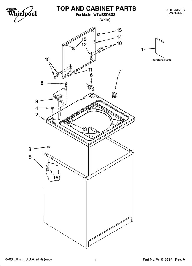 Diagram for WTW5300SQ3