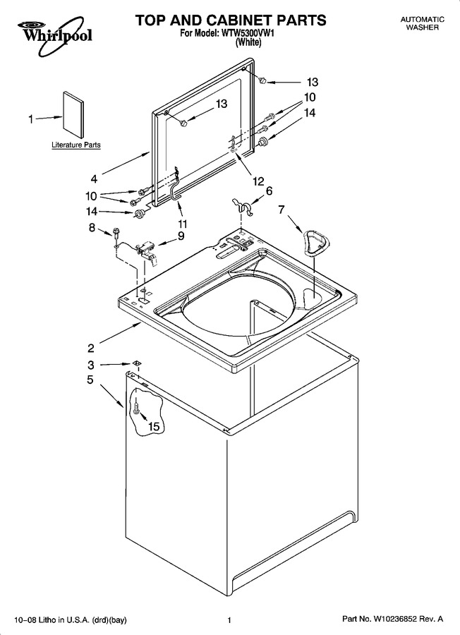 Diagram for WTW5300VW1