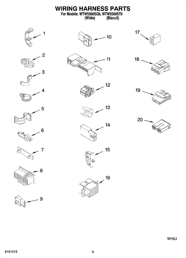 Diagram for WTW5500ST0
