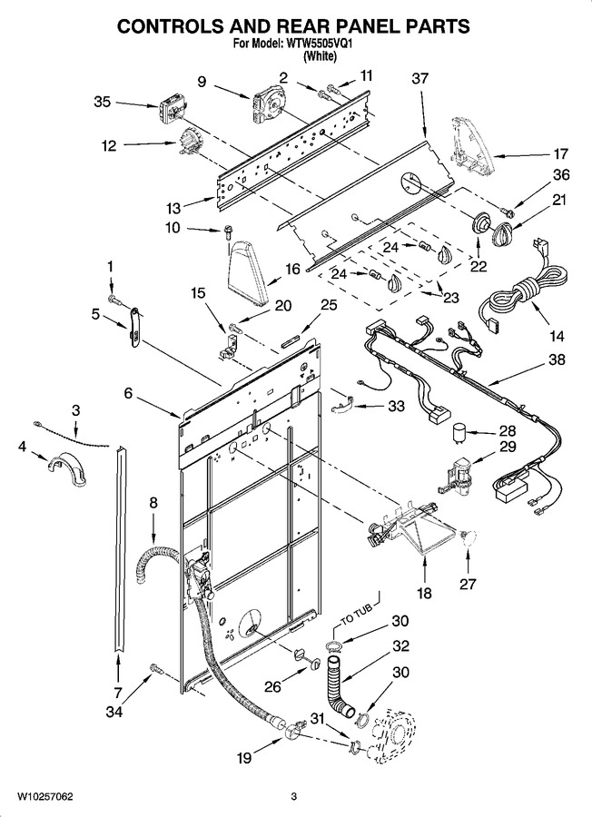 Diagram for WTW5505VQ1