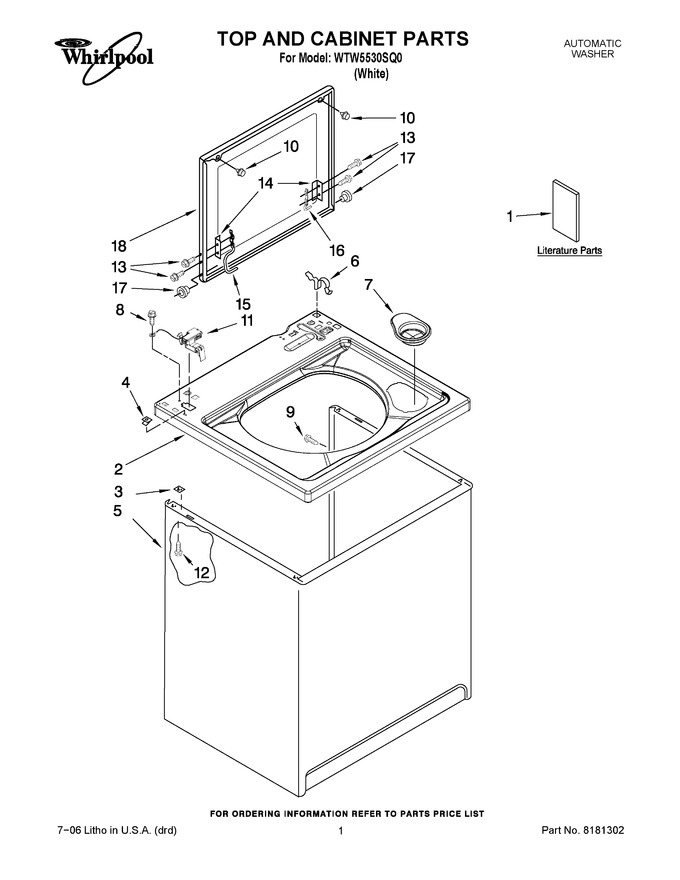 Diagram for WTW5530SQ0
