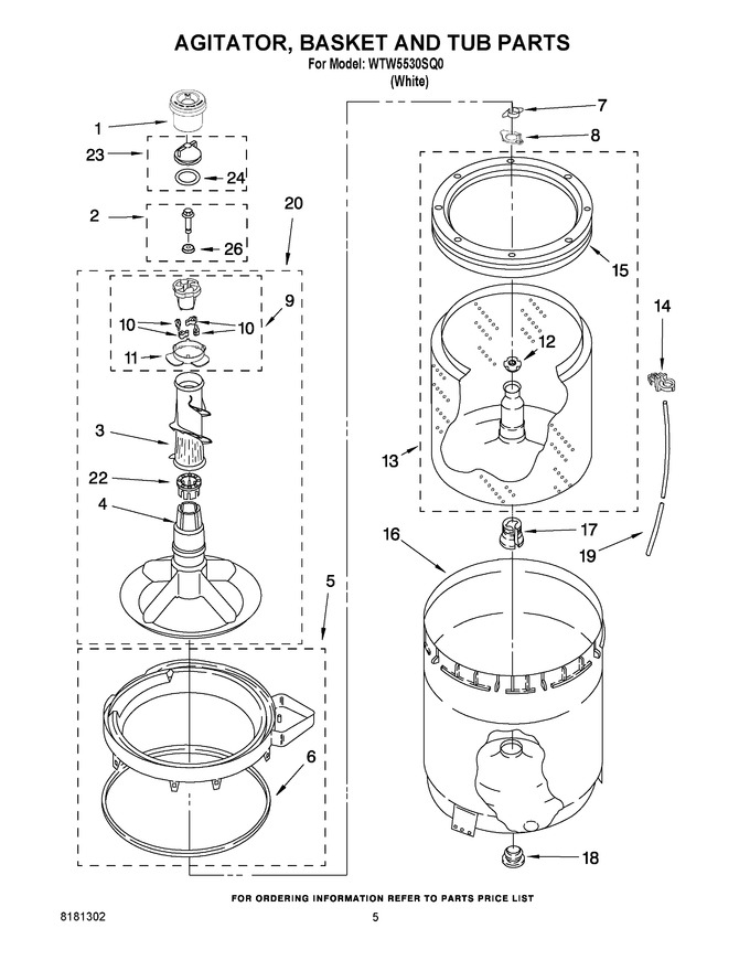 Diagram for WTW5530SQ0