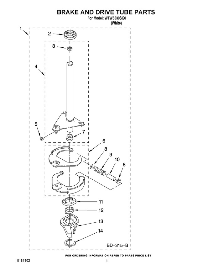 Diagram for WTW5530SQ0