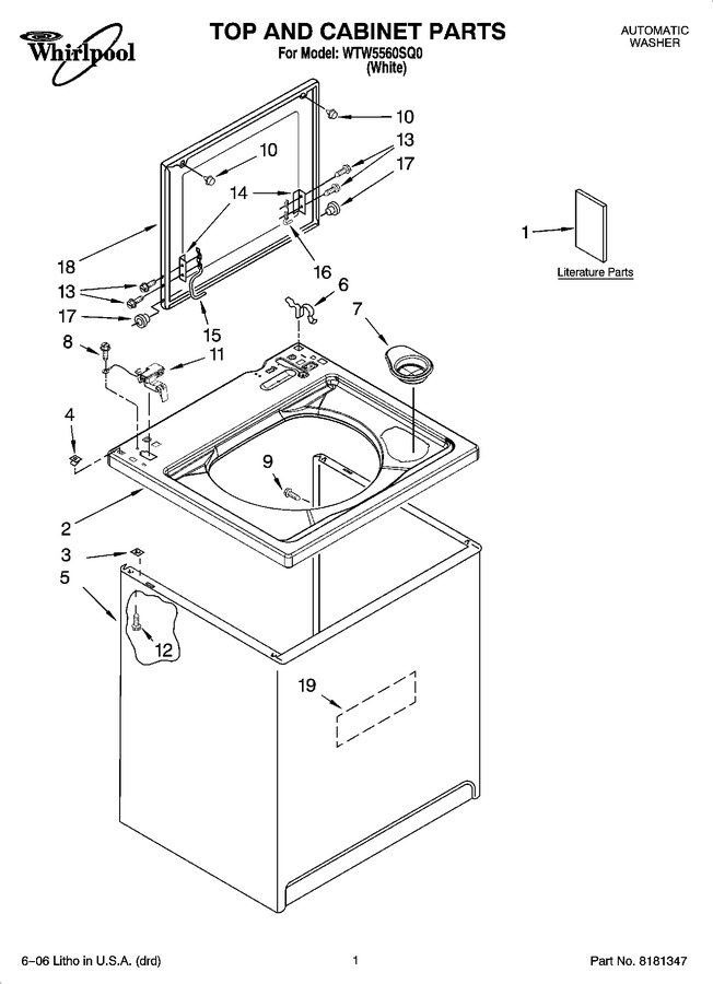 Diagram for WTW5560SQ0