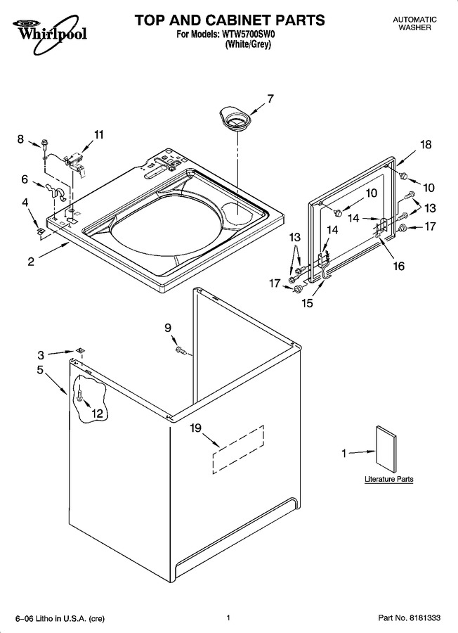 Diagram for WTW5700SW0