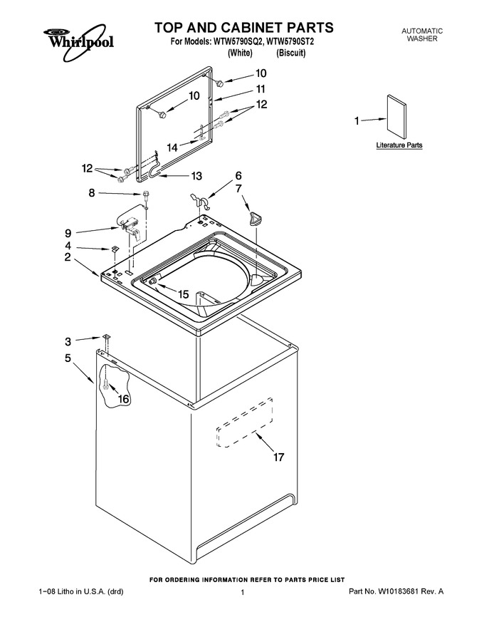 Diagram for WTW5790ST2