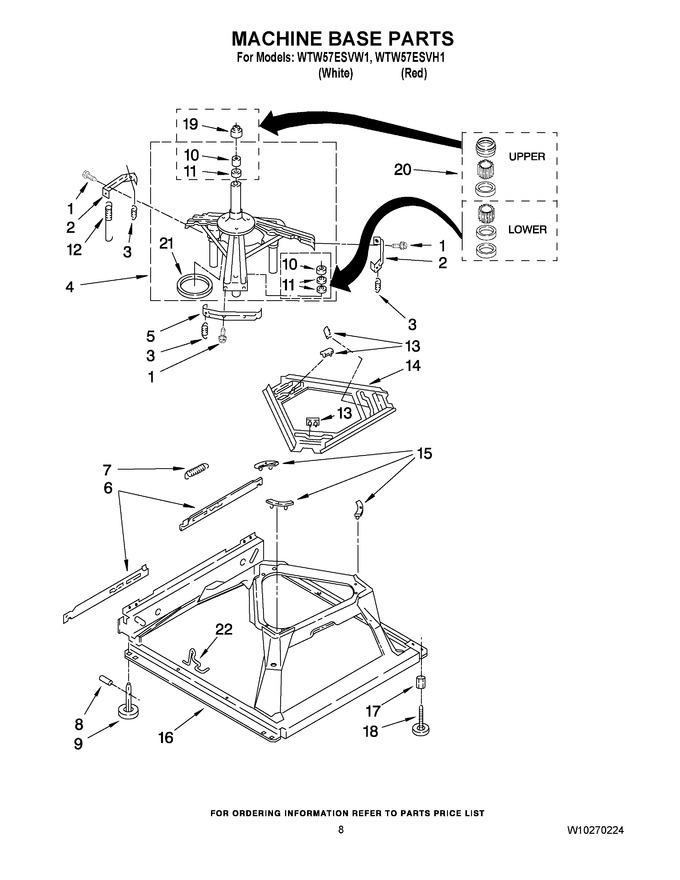 Diagram for WTW57ESVW1